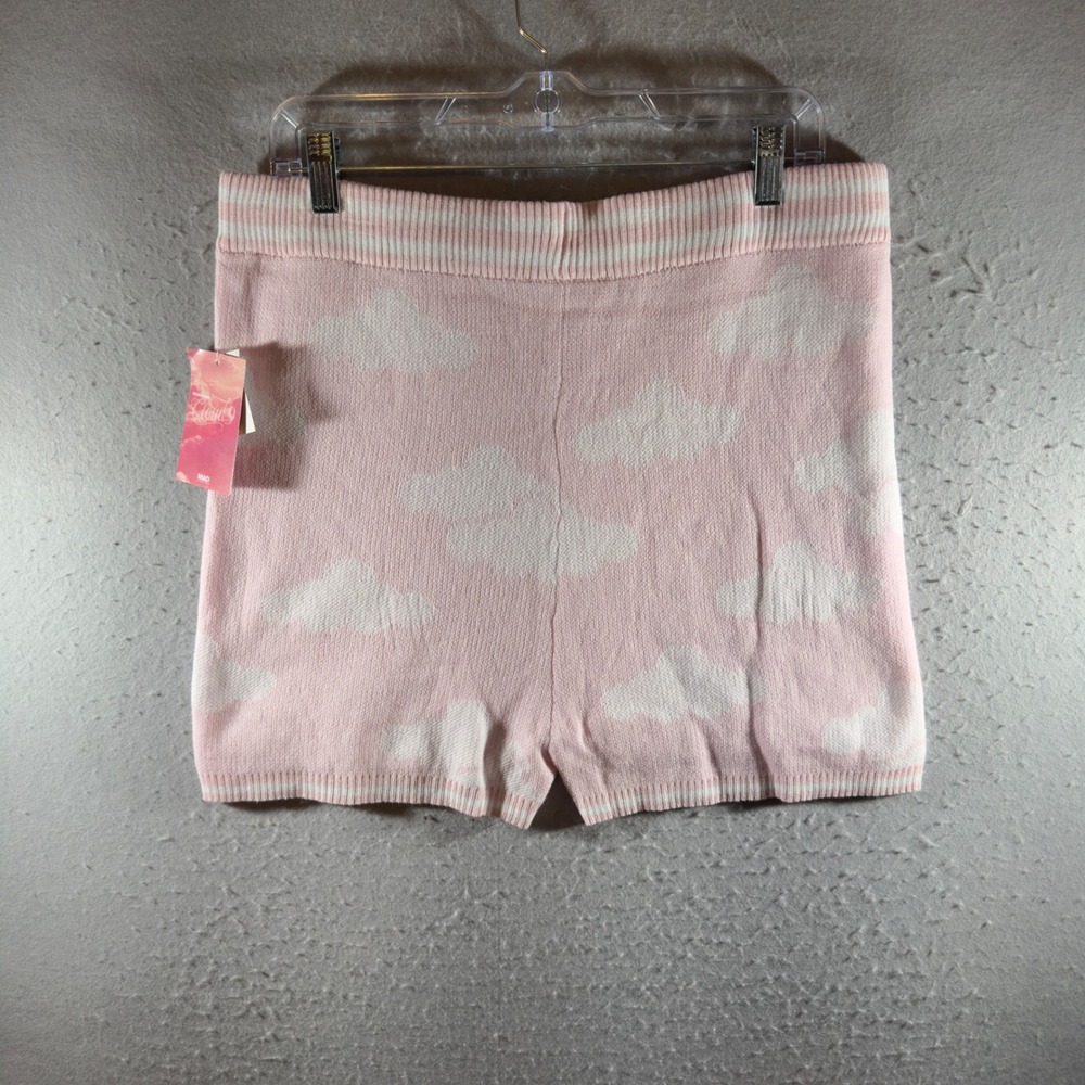 1596 | NWT Megan Moroney Cloud 9 Pink Knit Lounge Set Shorts XXL - Picture 12 of 16